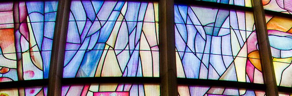 kościół garnizowowy wrocław witraż fotografia